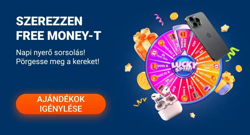 Free Money napi nyerő sorsolás